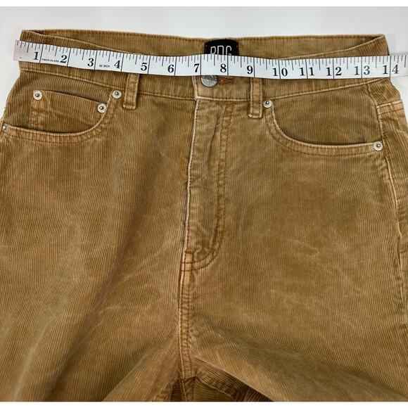 BDG Olive Green Corduroy Slim Straight Women’s Pants Size 27 - Picture 7 of 8
